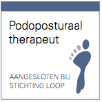 Podoposturaal therapeut, aangesloten bij Stichting LOOP